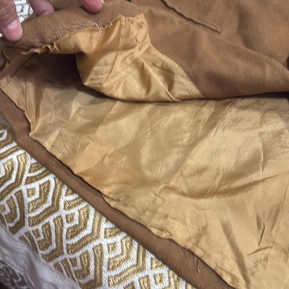 (R7) CERRUTI 1881, vintage 1944 jacket,100% cashmere for men, khaki, Sz 52,PARIS - Picture 13 of 16